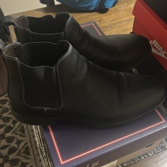 Flag Ltd. Nappa glove waterproof Black Dyer Chelsea boots size 10.5 M with box - Picture 4 of 7